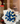 Bouquet 50 azul blanca