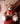 Peluche moño rojo